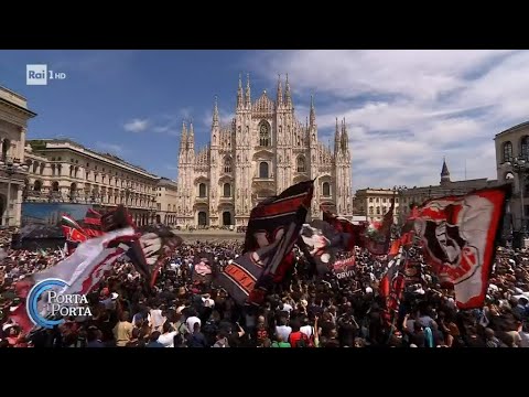 La folla al Duomo e l'eredità di Silvio Berlusconi - Porta a porta 25/01/2024