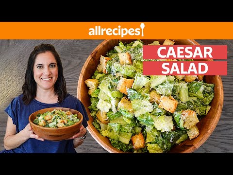 How to Make Caesar Salad from Scratch | Homemade Croutons & Dressing | Allrecipes.com