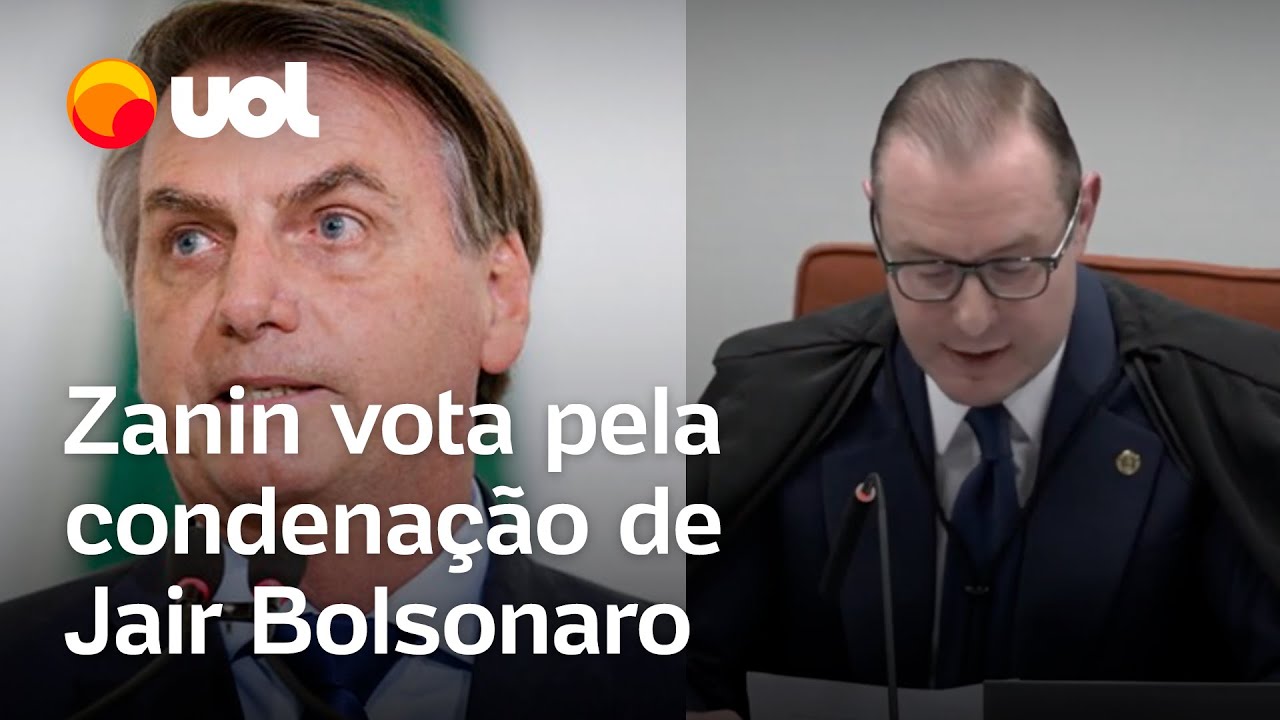 Zanin vota pela condenação de Bolsonaro e diz que ex presidente era líder de organização veja voto