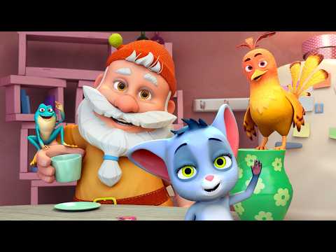 Pesë shokët e vegjël | Ga Ga Këngë për fëmijë | Five little friends