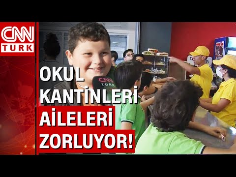 Okul kantinlerinde fiyatlar yükseldi, veliler ve öğrenciler isyan etti!