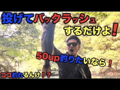 【バス釣り】投げて…バックラッシュして…５０アップが釣れるんです。