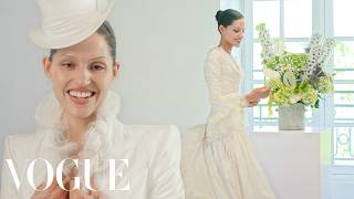 Thumbnail for the video "Inside Model Gabbriette’s Wedding Dress Fitting | Vogue" from Vogue
