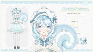【Live2D Showcase】Vtuber  Raspby showcase 🩵