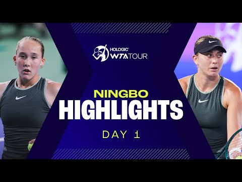 Andreeva, Badosa, Putintseva in action on Day 1 at Ningbo 2024 | WTA Match Highlights