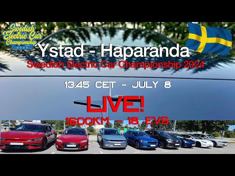 Ystad - Haparanda - SECC2024 Part #2 *1600km competition with 18 EVs!*