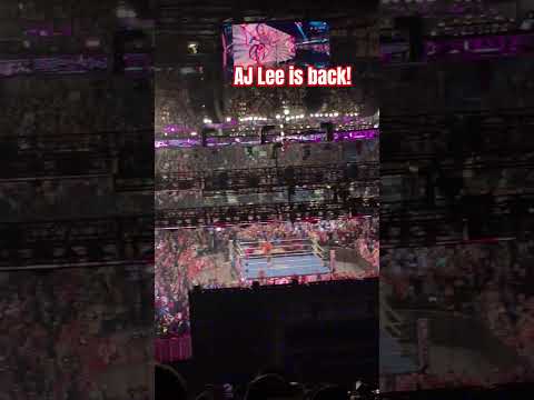 WWE in Chicago always makes the best memories #shorts #wwe #ajlee
