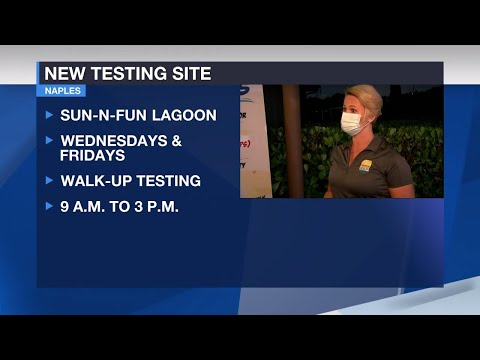 Walk-up COVID-19 testing site opens at Sun-N-Fun Lagoon in Naples