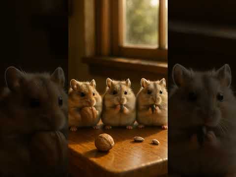 hamsters love nuts!