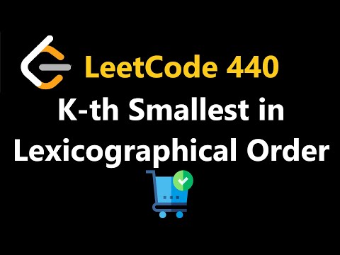 K-th Smallest in Lexicographical Order - Leetcode 440 - Python