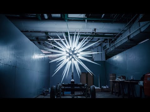 Daniel Libeskind's Rockefeller Christmas tree star sparkles with Swarovski crystal spikes