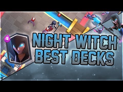 Clash Royale - Best Night Witch Decks / How to Use & Counter Night Witch