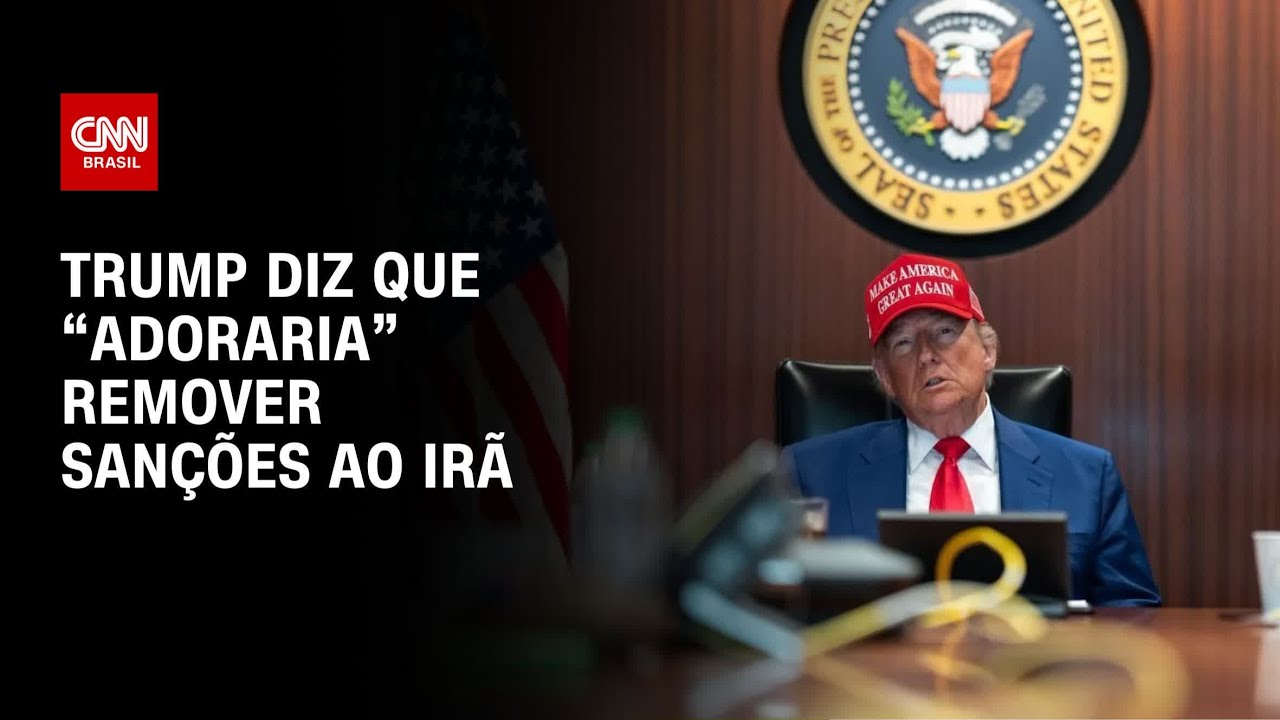 Donald Trump diz que adoraria remover sanções ao Irã | LIVE CNN