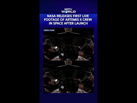 NASA Releases Video Of Artemis II Astronauts Inside The Spacecraft Leaving Earth