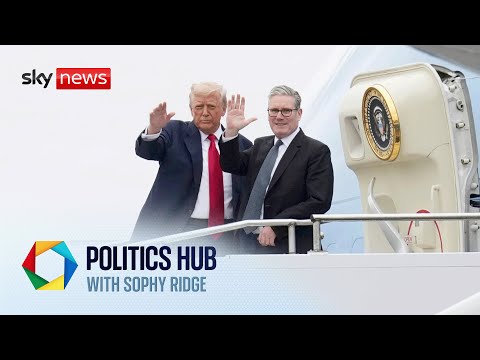 Trump treats Starmer to a ride on Air Force One | Politics Hub with Sophy Ridge