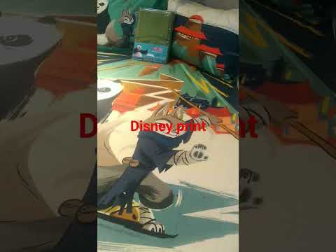 #pov#disney print duoble bed sheet set# spaces brand #shortvedio