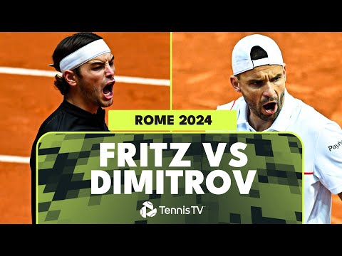 Taylor Fritz vs Grigor Dimitrov Highlights | Rome 2024