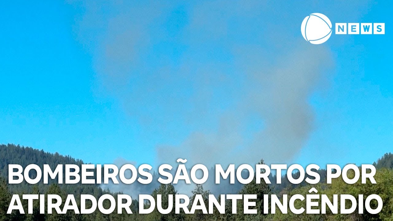 Bombeiros são mortos por atirador durante incêndio
