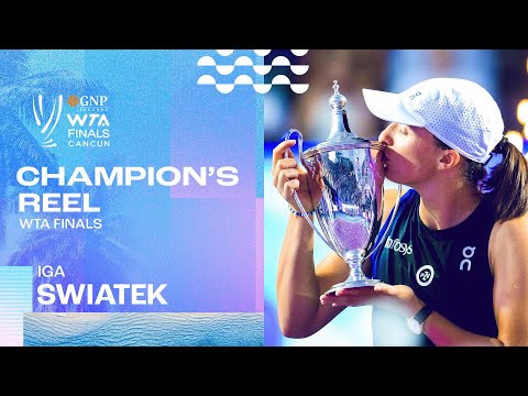 WTA Finals Champion and New World No.1 Iga Swiatek's MAGNIFICENT moments in Cancun!👏👏