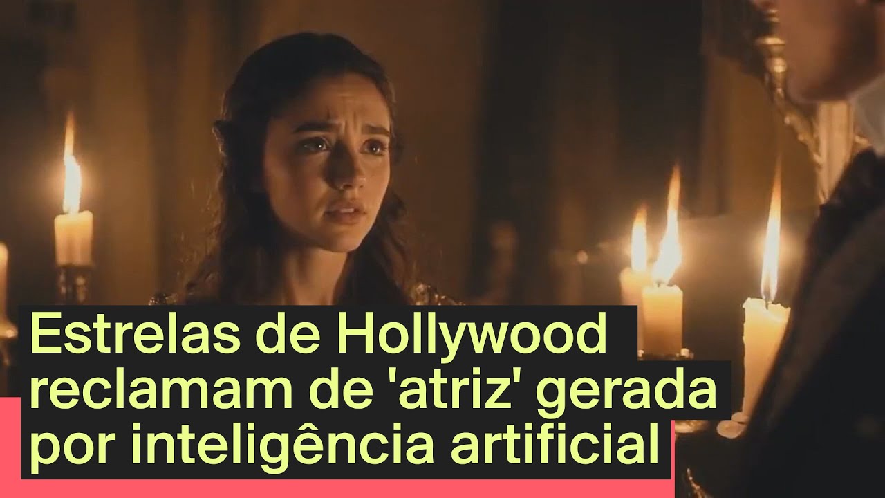 Estrelas de Hollywood reclamam de atriz gerada por inteligência artificial Estamos ferrados