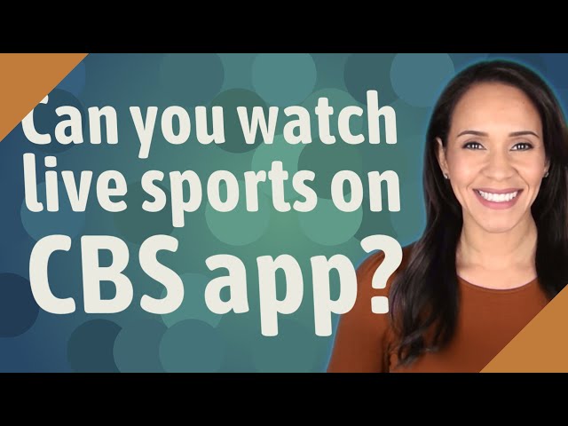 Where to Watch CBS Sports