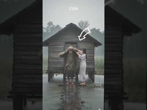 80-year-old old male 21-year-old girl #rain