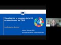 Imatge de la portada del video;Webinar Visualizando el progreso de la UE en relación con los ODS #Eurostat #DesembreEuropeu2023