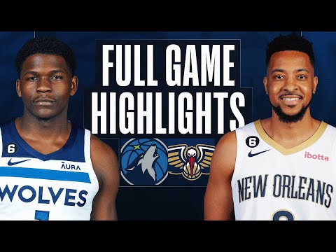 TIMBERWOLVES at PELICANS | FULL GAME HIGHLIGHTS | January 25, 2023