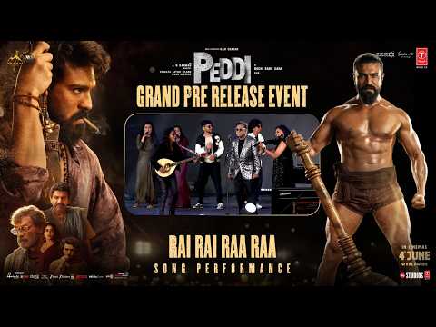 PEDDI: Rai Rai Raa Raa (Live at Peddi Ki Awaaz)| Ram Charan| Janhvi Kapoor| AR Rahman| Nitesh Aher