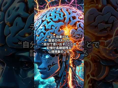 【覚えておきたい心理学】テスト効果#心理学#雑学
