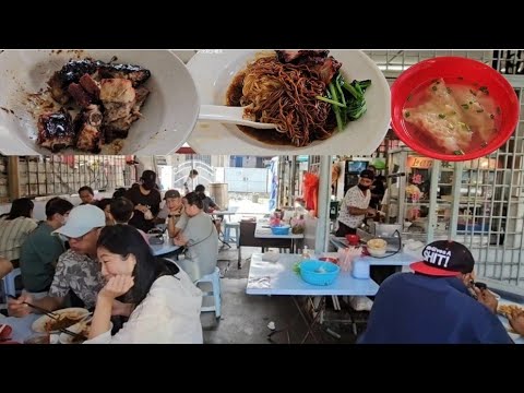 Checking out food stalls in Taman Muda Cheras, the overrated Lam Kee Wanton Noodle 逛逛太子圆小吃和被高估的林记云吞缅