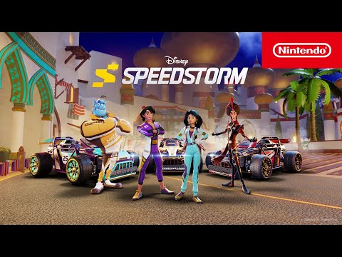 Disney Speedstorm - Free-to-play launch and Season 4 Trailer "The Cave of Wonders" - Nintendo Switch