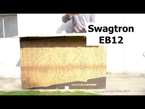 Swagtron EB12 City Commuter Electric Bike Unboxing & Assembly