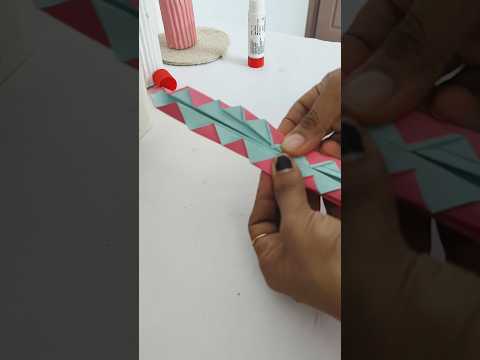 Paper மட்டும் போதும் இத பண்ண 🗞️ | DIY Paper Bracelet for Friends 😍 | #diy #shorts #craft #trending