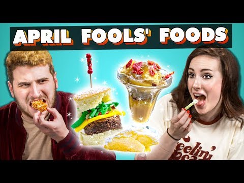 Adults Try April Fools' Food | People Vs. Food - UCHEf6T_gVq4tlW5i91ESiWg