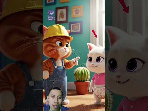 kucing duduki kaktus #kucing #shorts