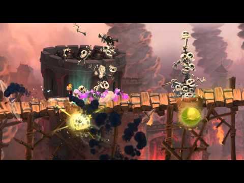 Rayman Legends - Castle Rock Gameplay Footage [EUROPE] - UC0KU8F9jJqSLS11LRXvFWmg