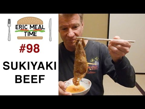 Japanese Sukiyaki Beef(すき焼き) - Eric Meal Time #98 - UCYraBfUqw2O6qeNYRowX4UA