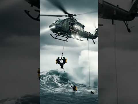 😱Indian Army ने समंदर में डूबते इंसान को बचाया 🌊💪 | दिल छू लेने वाला Rescue Mission |#army #shorts