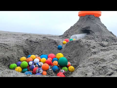 Marble Run Sand Beach ☆ Sand Mountain Tunnel & Hole Course