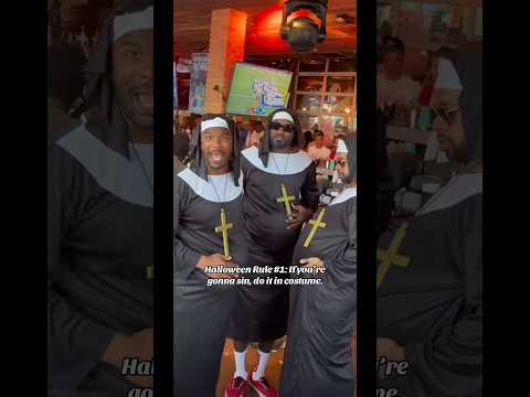 They came to bless the party… and bring life into the world apparently 👻 #halloweenmiami #miami