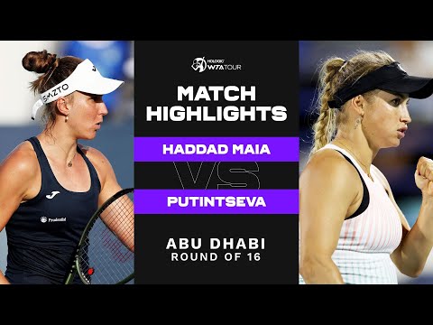 Beatriz Haddad Maia vs. Yulia Putintseva | 2023 Abu Dhabi Round of 16 | WTA Match Highlights