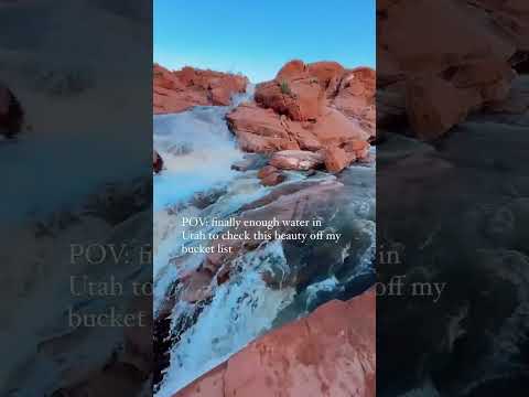 Gunlock Falls, I finally got to see it and it was ✨MAGICAL✨
