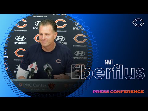 Matt Eberflus looking for players that play with leverage and physicality | Chicago Bears video clip