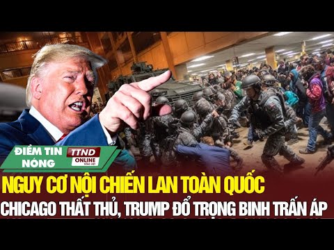 Nước Mỹ Rúng Động: Chicago Bốc Hỏa – Trump Đổ Trọng Binh Trấn Áp, Lật Đổ Quyền Lực Bang?