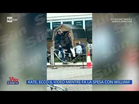 Kate, il video della spesa con William - La Vita in Diretta 19/03/2024