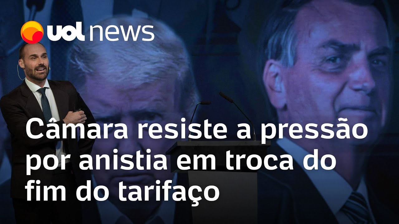 Câmara resiste a pressão bolsonarista por anistia em troca do fim das tarifas de Trump ao Brasil
