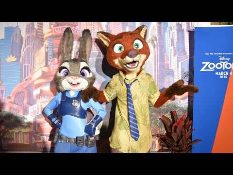 Nick Wilde & Judy Hopps from "Zootopia" Special Meet & Greet, Disney's Animal Kingdom - Disney World - UCe-gHr2O_LP7t0YJYHZQZlg