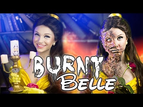 BURNT BELLE [Beauty And The Beast] Makeup Tutorial - Glam & Gore Disney Princess - UCoziFm3M4sHDq1kkx0UwtRw