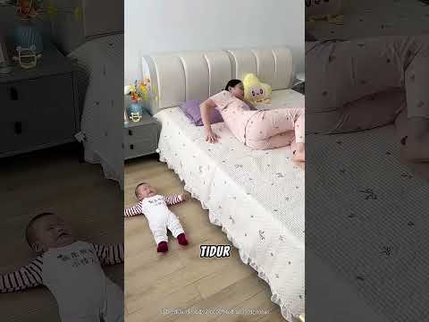Bayi Ini Tiba-Tiba Jatuh dari <strong>Tempat</strong> Tidur 😱👶#shorts